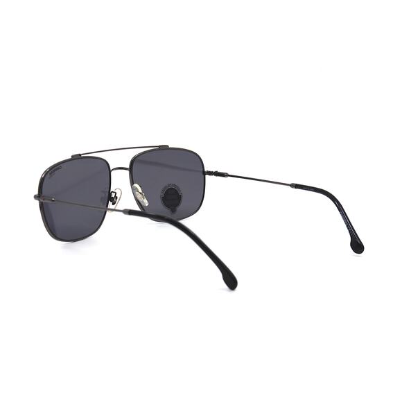 BRAND NEW CARRERA 182/F/S BLACK GREY POLARIZED AVIATOR SUNGLASSES - Picture 5 of 11